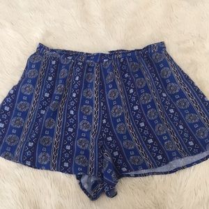 Hollister tribal print shorts